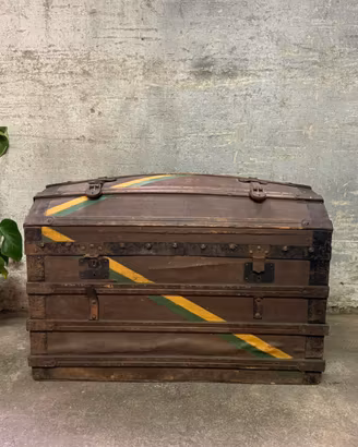 Baule da viaggio antico primi ’900