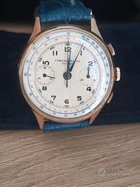 Cronografo Vintage oro 18 kt Chronographe Suisse