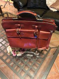 cartella in vera cuoio