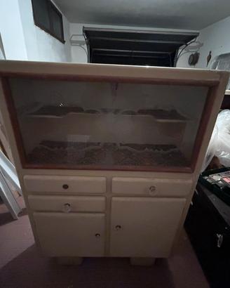 Vetrina Credenzino Cucina Vintage Anni ‘50