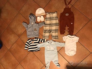Mix vestiti bimbo 0-3 mesi