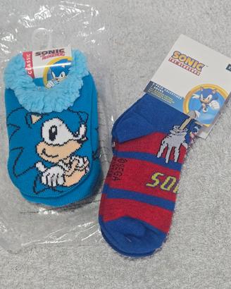 Pantofole e calzini Sonic, Tg. 28/31