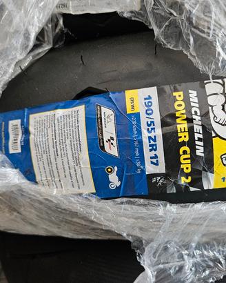 Treno Gomme Moto da Pista Michelin Nuovo
