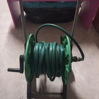 Carrello avvolgitubo per irrigazione da giardino
