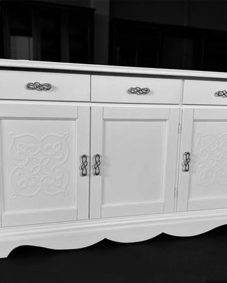 Credenza in legno nuova bianca