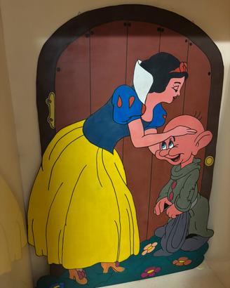 Pannelli biancaneve e i sette nani