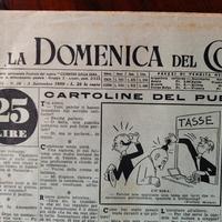 Giornale supplemento La domenica del Corriere 1950