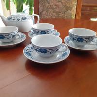 Servizio cinese da the con teiera e 4 tazze anni 8