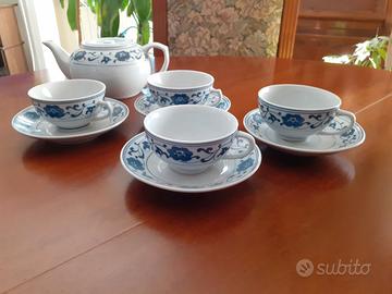 Servizio cinese da the con teiera e 4 tazze anni 8
