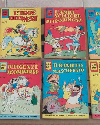Fumetti Albo Davy n. 1 - 2 - 3 - 4 - 5 - 6 - 7 - 8