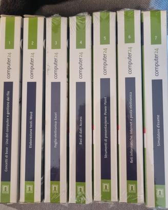 7 libri e 7 cd.  Computer24 