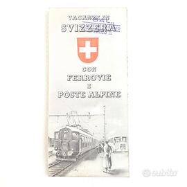 Cartina Svizzera: Autostrade, Ferrovie, Poste