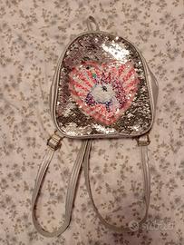 zainetto cambia immagine con paillettes 