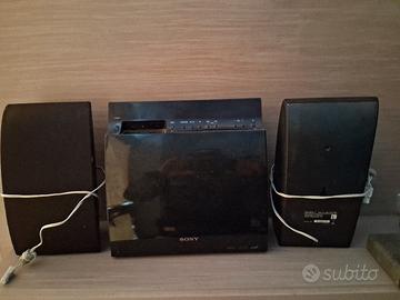 sony lettore cd radio e casse 