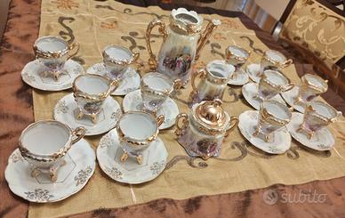 servizio da caffè in porcellana vintage