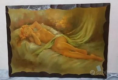 QUADRO VINTAGE - NUDO DI DONNA - CARLO PARISI MILA