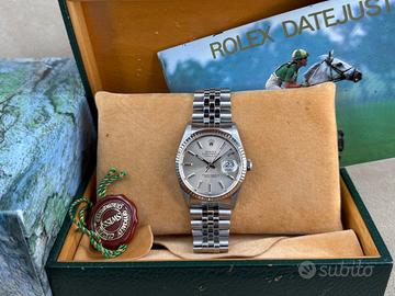 Rolex DateJust Ref.16234 jubilee Silver Dial