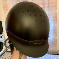 Casco equitazione bambino con borsa