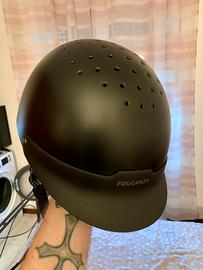 Casco equitazione bambino con borsa