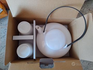 Neavita - Set Teiera con Tazze - Kyoto Bianco
