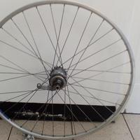 Ruota bici-contopedale