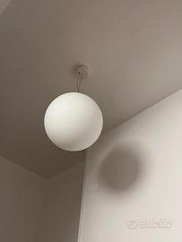 coppia di lampadari doppia dimensione