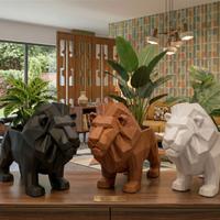 Vaso Leone   stampato 3D L=15 cm