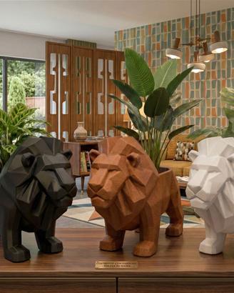 Vaso Leone   stampato 3D L=15 cm