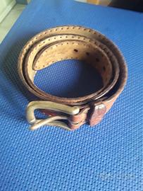 Cintura uomo in pelle vintage 