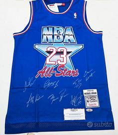 Maglia All Stars Micheal Jordan autografata COA