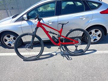 MTB Cannondale habit 4 ,rossa ,come nuova taglia L