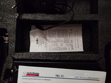 trasmettitore wireless chitarra o basso 
