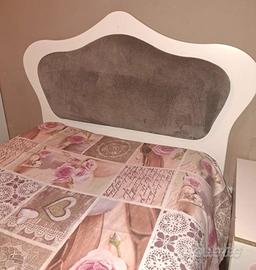 Letto singolo imbottito