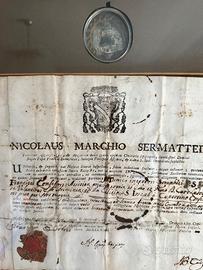 Reliquia di San Francesco d’Assisi con documento