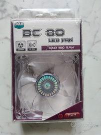 Ventola per PC Cooler Master BC 80 con led rossi