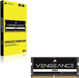 CORSAIR VENGEANCE SODIMM DDR5 16GB 4800MHZ CL40