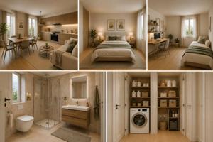 Appartamento di 42 m² con 3 locali a Saludecio