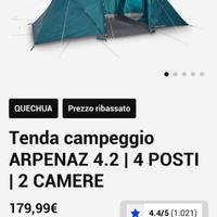 Tenda campeggio Quequa