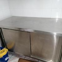 tavolo acciaio inox 140x70