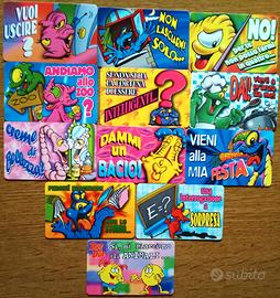 11 MOSTRO CARDS KINDER FERRERO + 1 CARD SAN CARLO 