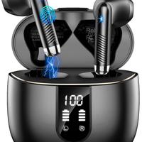 Cuffiette Auricolari Bluetooth Nere