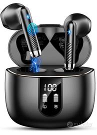 Cuffiette Auricolari Bluetooth Nere