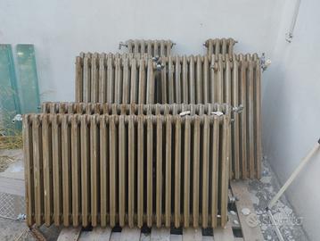 TERMOSIFONI VINTAGE IN GHISA BRONZATI