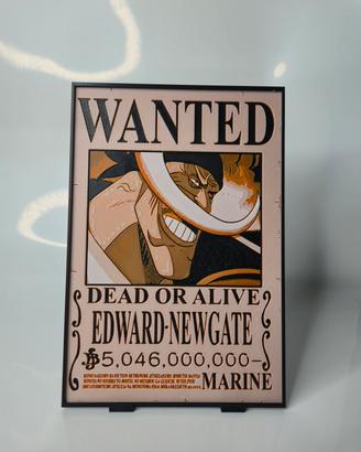 Quadro / Poster Wanted One Piece Barbabianca