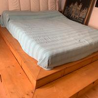 Letto matrimoniale futon contenitore
