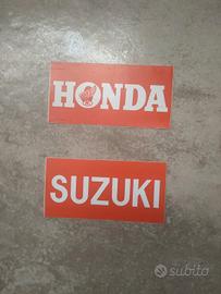 Adesivi stickers vintage Honda & Suzuki