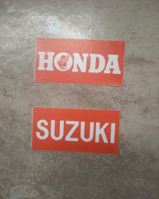 Adesivi stickers vintage Honda & Suzuki