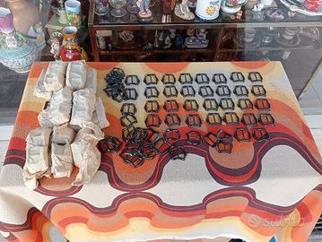 fibbie Art decò in bachelite anni 30-40