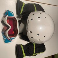 Casco Sci Salomon-Maschera-Guanti