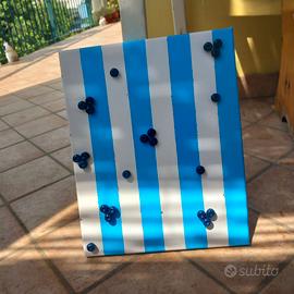 Quadro Materico 3D "Mirtilli" – Opera Unica d'Arte